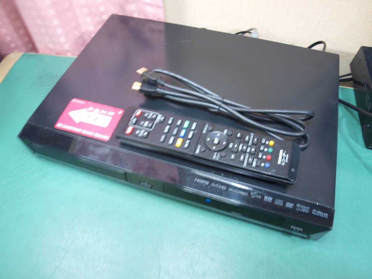 東芝 HDD/BDレコーダー D-BZ500 R0 B-CAS純正ｒモコン、HDMIケーブル付_画像1