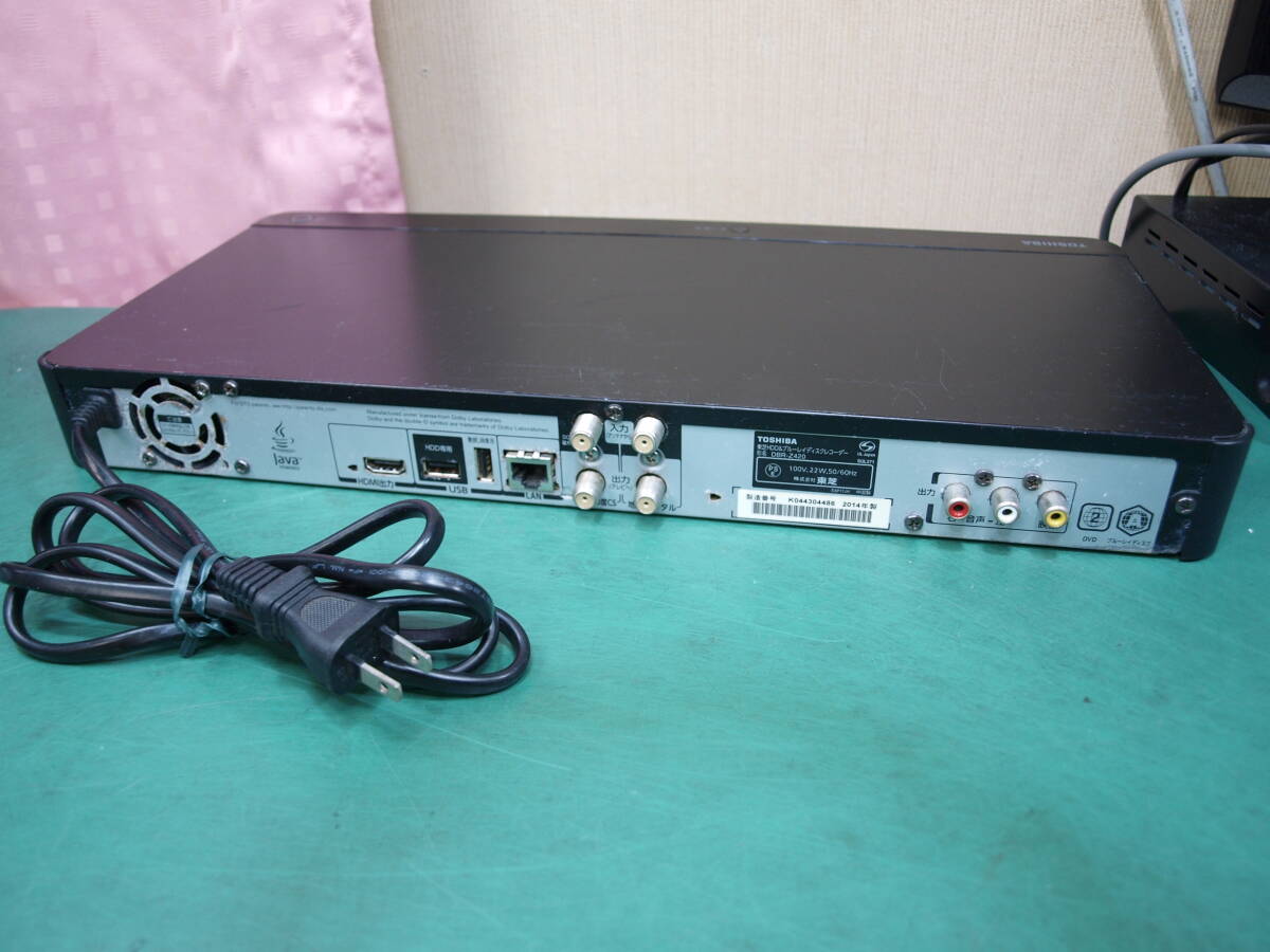 東芝1TB HDD/BDレコーダー DBR-Z420 RM2 B-CAS新品リモコンHDMI1ケーブル付_画像9