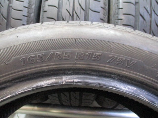 R120　サマー 中古タイヤ　165/55R15 夏4本価格！BS　ネクストリー 法人宛/営業所止め送料無料 N-BOX ワゴンR_画像6