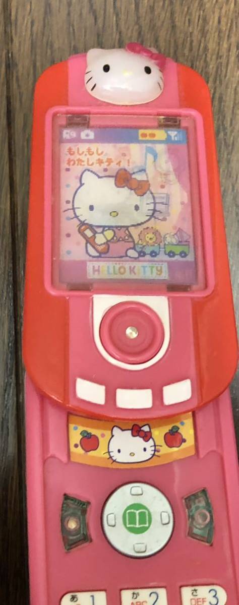 レア 大流行 SANRIO サンリオ 可愛い ハローキティ キティちゃん 携帯電話 玩具 HELLO KITTY ゲーム 10年以上前の品_画像9