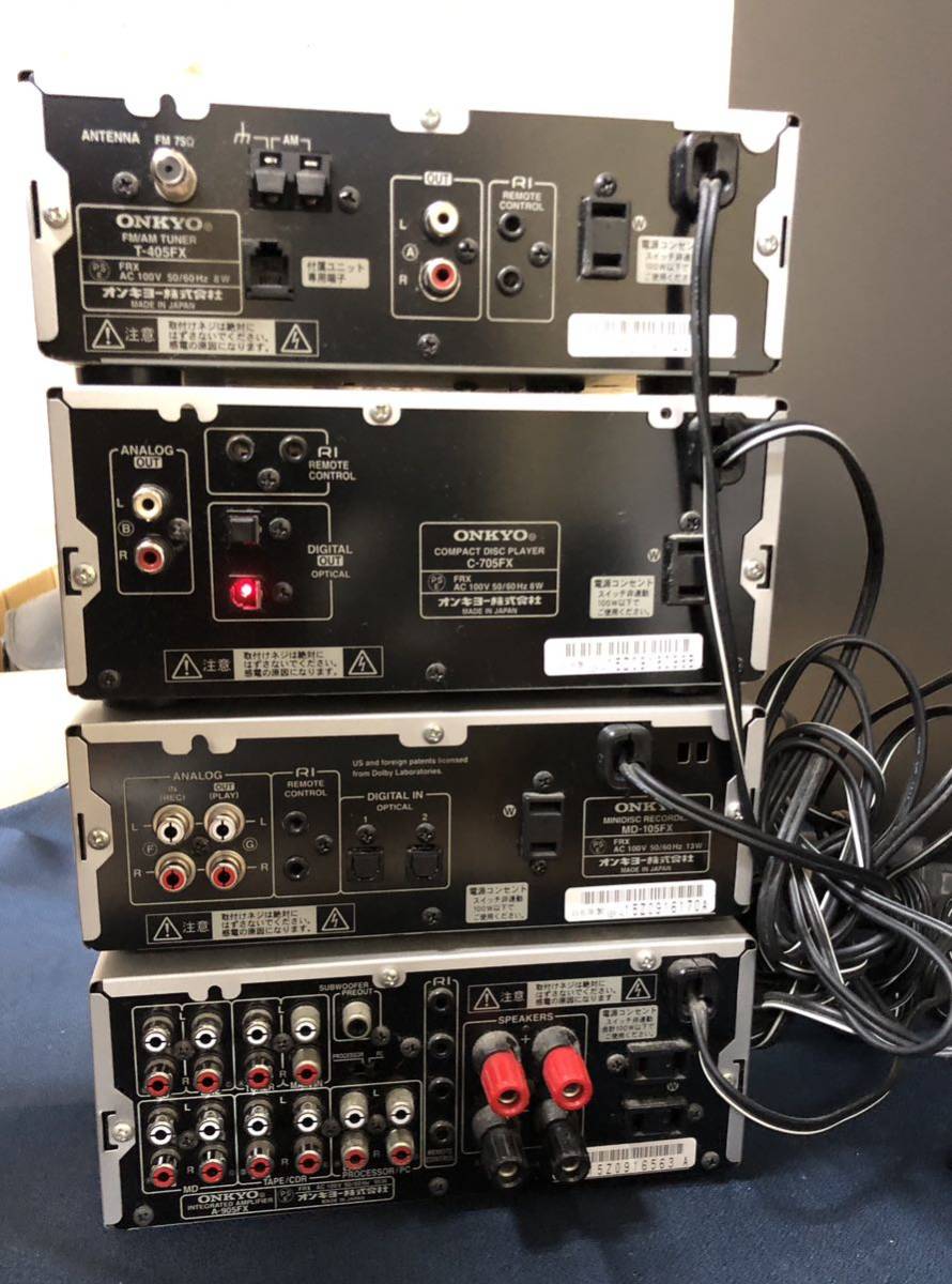 Yahoo!オークション - 通電確認済み ONKYO T-405FX C-705FX MD Yahoo!オークション - 通電確認済み ONKYO T-405FX C-705FX MD