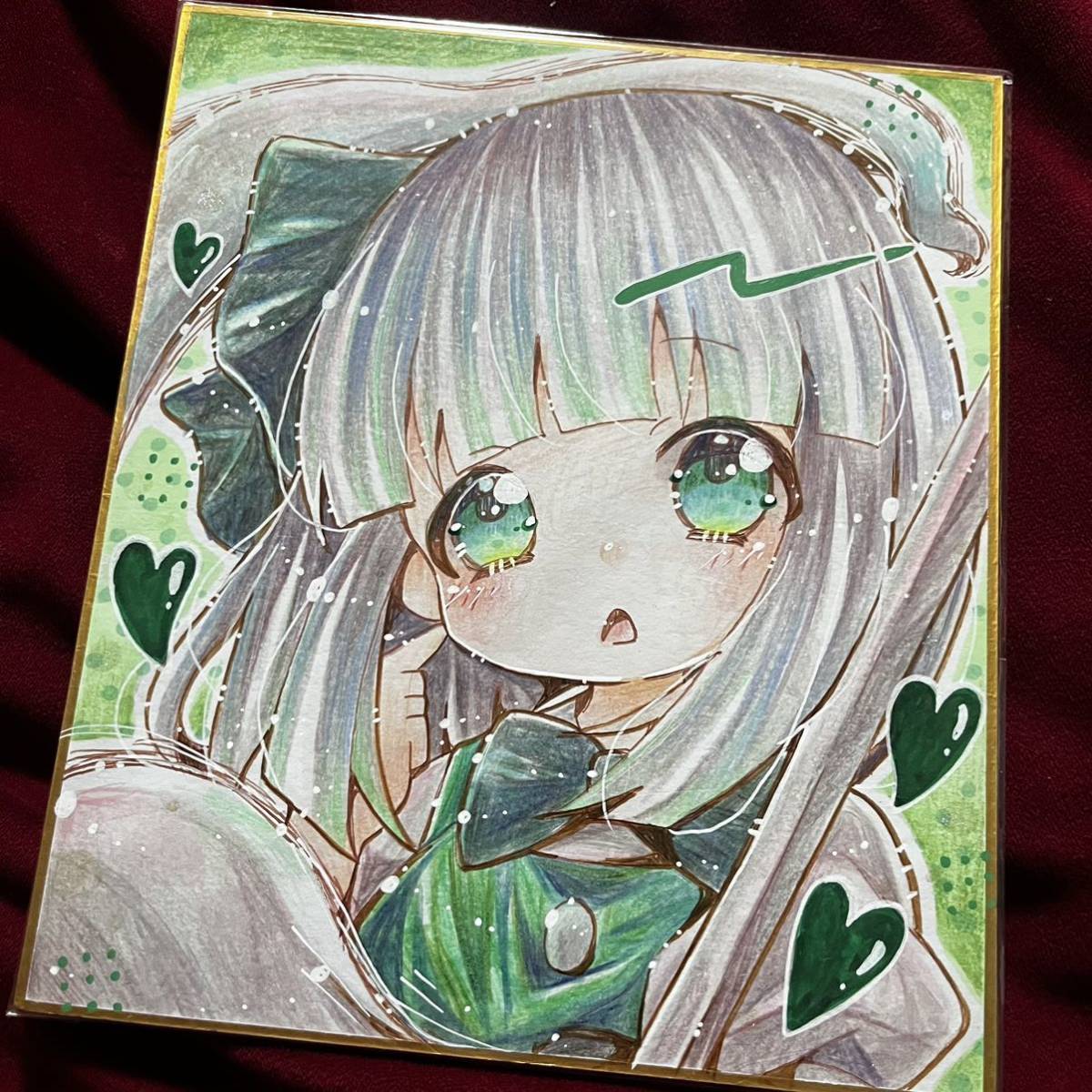 メーカー 同人 イラスト 手描き 色紙 魂魄 東方project 東方プロジェクト その他