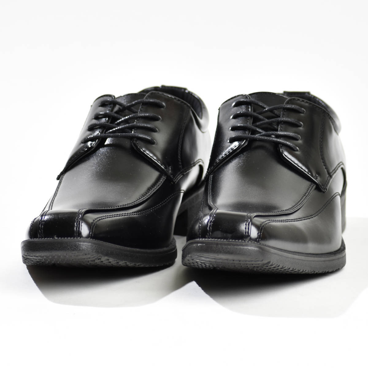 ビジネスシューズ メンズ スワールトゥ 26.0cm 軽量 黒 靴 革靴 新品 紳士靴 ブラック_画像7