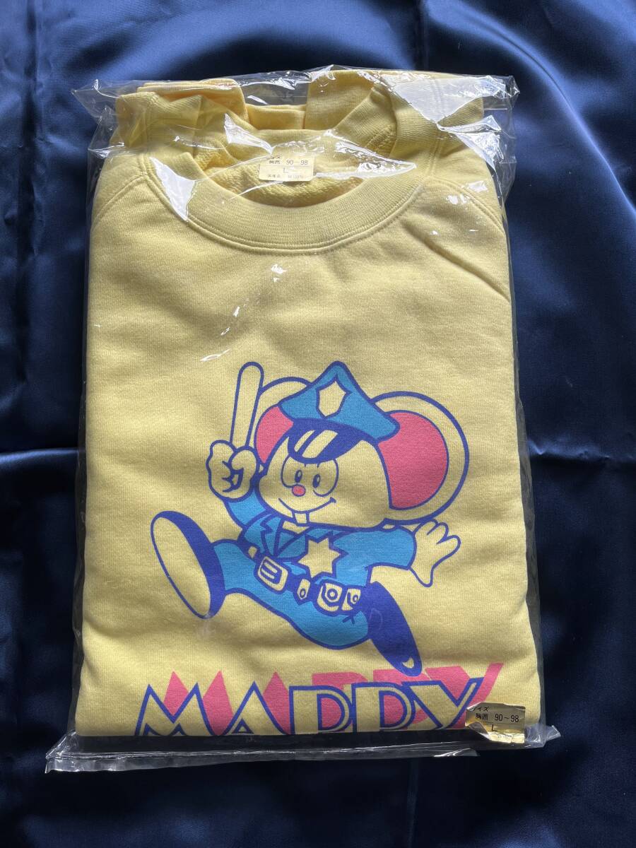 【新品未使用】'80s トレーナー マッピー MAPPY ナムコ NAMCO 電波新聞社 DEMPA sweatshirt