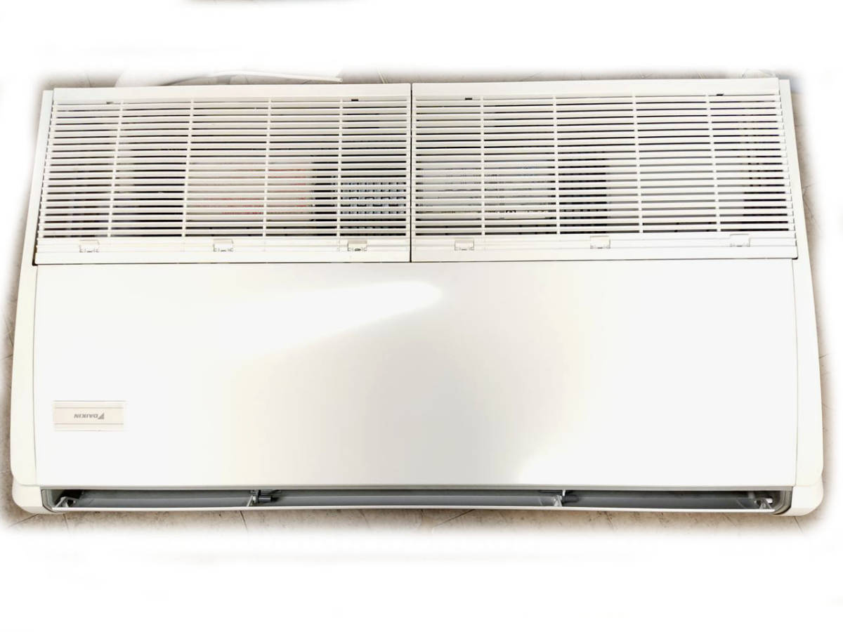 〓 1) 世田谷渡し推奨 DAIKIN/ダイキン 天井吊型業務用エアコンEco-Zeas SZRH80BFV (FHP80DJ/RZRP80BDV) リモコン有 現状 単相200V 21年 ε_画像2