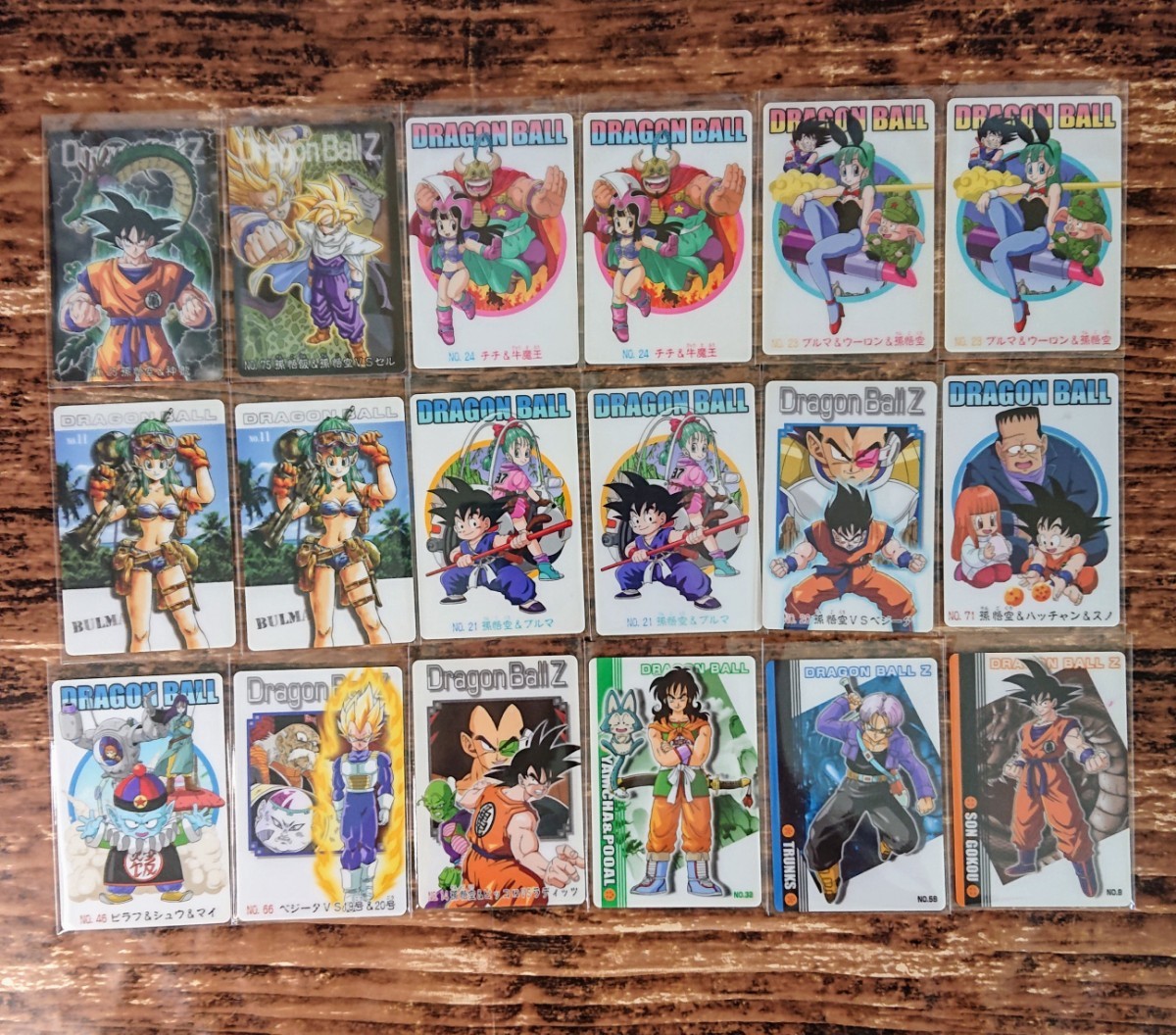 ドラゴンボール カード グミカード カードダス 3D キラカード まとめ売り かぶり無し 41枚_画像4