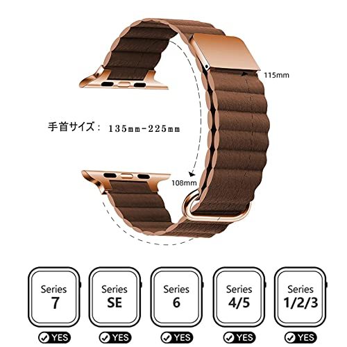 【訳有未使用】ブランウ_42/44/45mm [Shevvi] Apple Watch バンド 革レザー アッ…_C_889_画像8