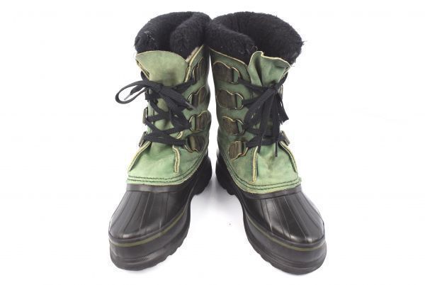 カナダ製ビンテージ★SOREL/ソレル【5 22.0-23.0】ハイテク防水/本革スノーブーツ/Vintage/boots◆WB3-01