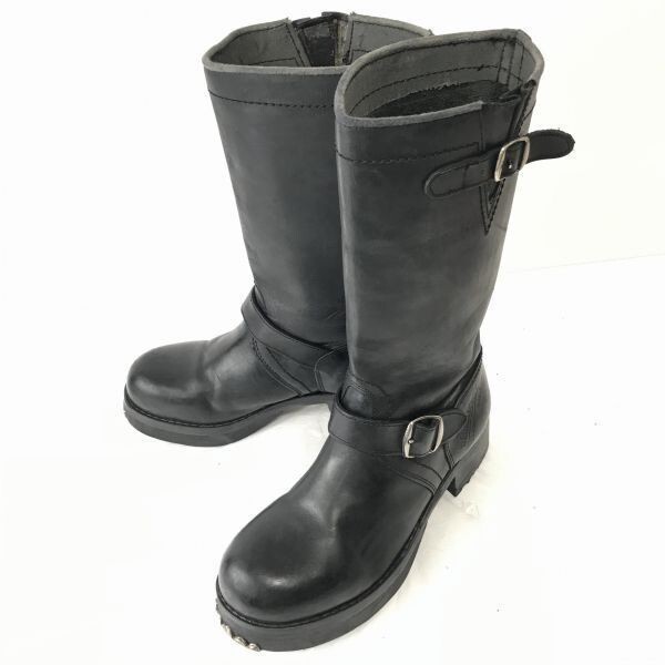 80s-90sビンテージ★WEHRMACHT BOOTS/ドイツ国防軍★スチールトゥ/エンジニアブーツ【39/24.5】Vintage/german army boots◆WB53-12