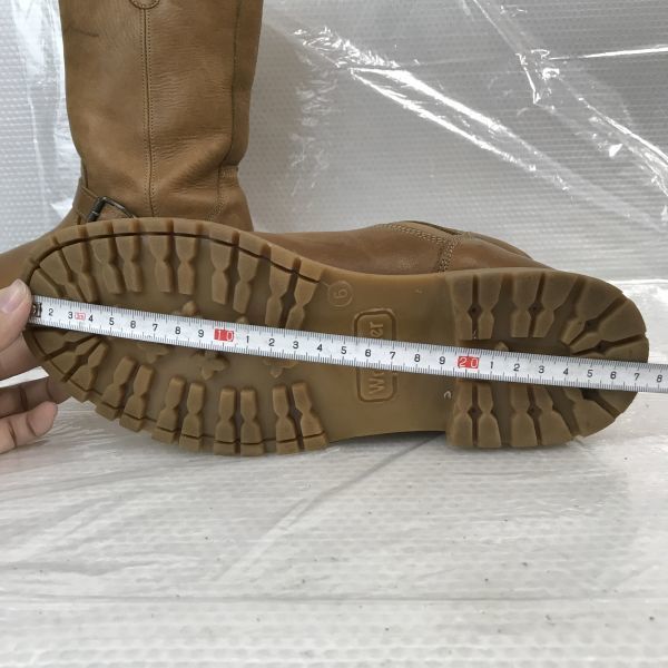  Wrangler /WRANGLER* Roo mania / -ply thickness original leather / engineer boots [6/24.5/ Camel /CAMEL] long boots / Western /Shoes*pWB97-10