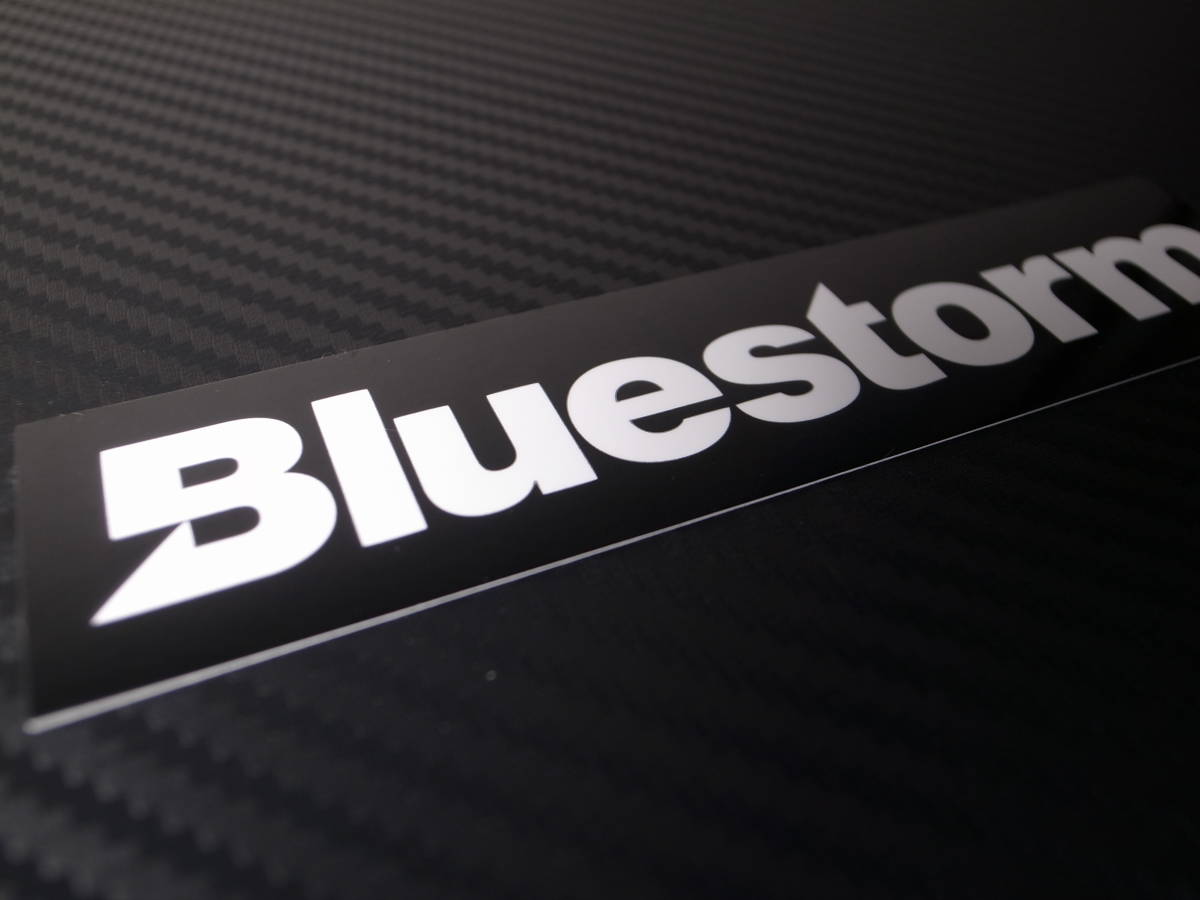 Bluestorm(ブルーストーム)非売品ロゴステッカー フィッシングショー大阪2024 ノベルティ デカール シール 送料84円～_画像2