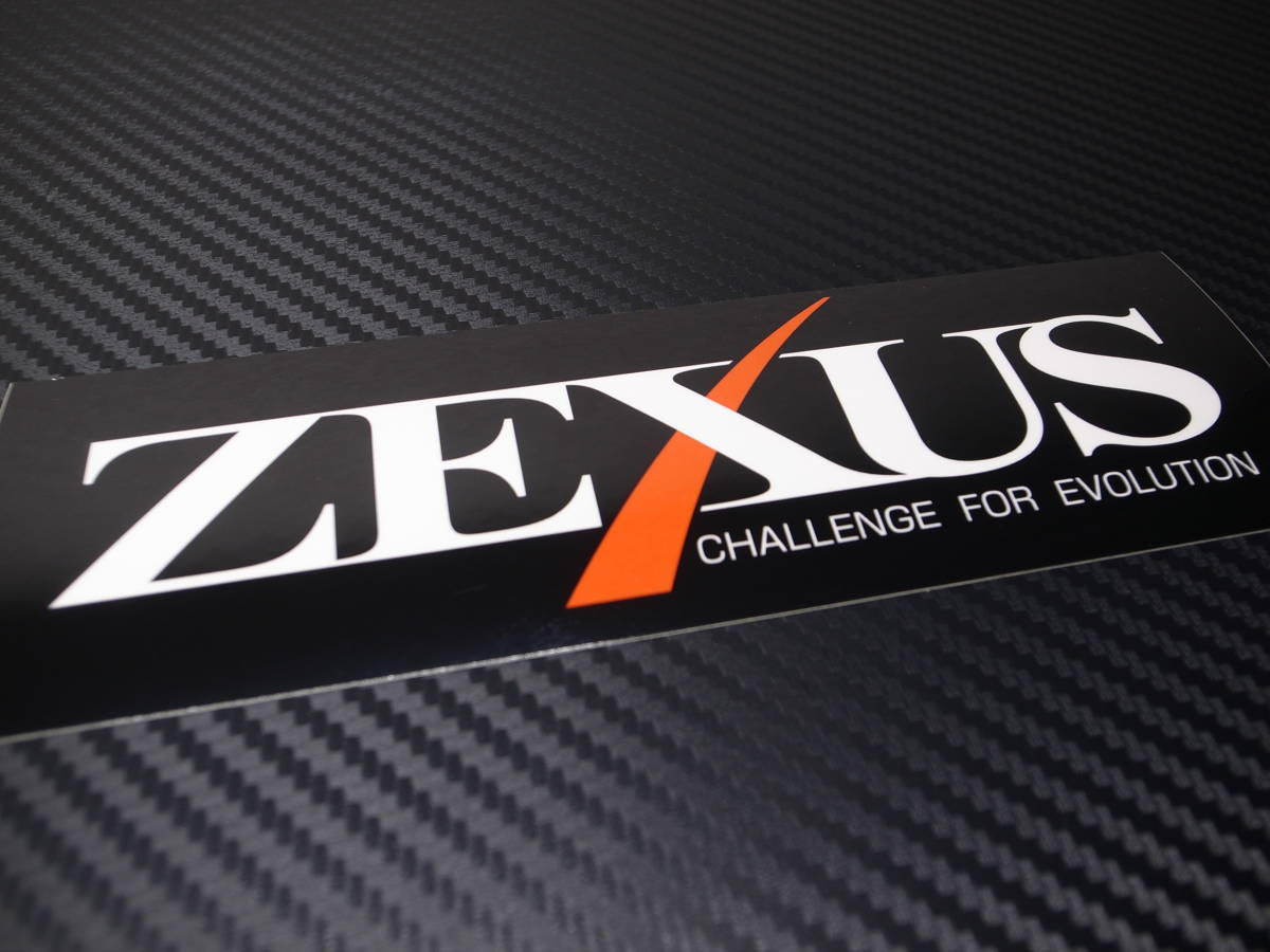 ZEXUS(ゼクサス)非売品ロゴステッカー ノベルティ デカール シール 冨士灯器 送料84円～_画像1