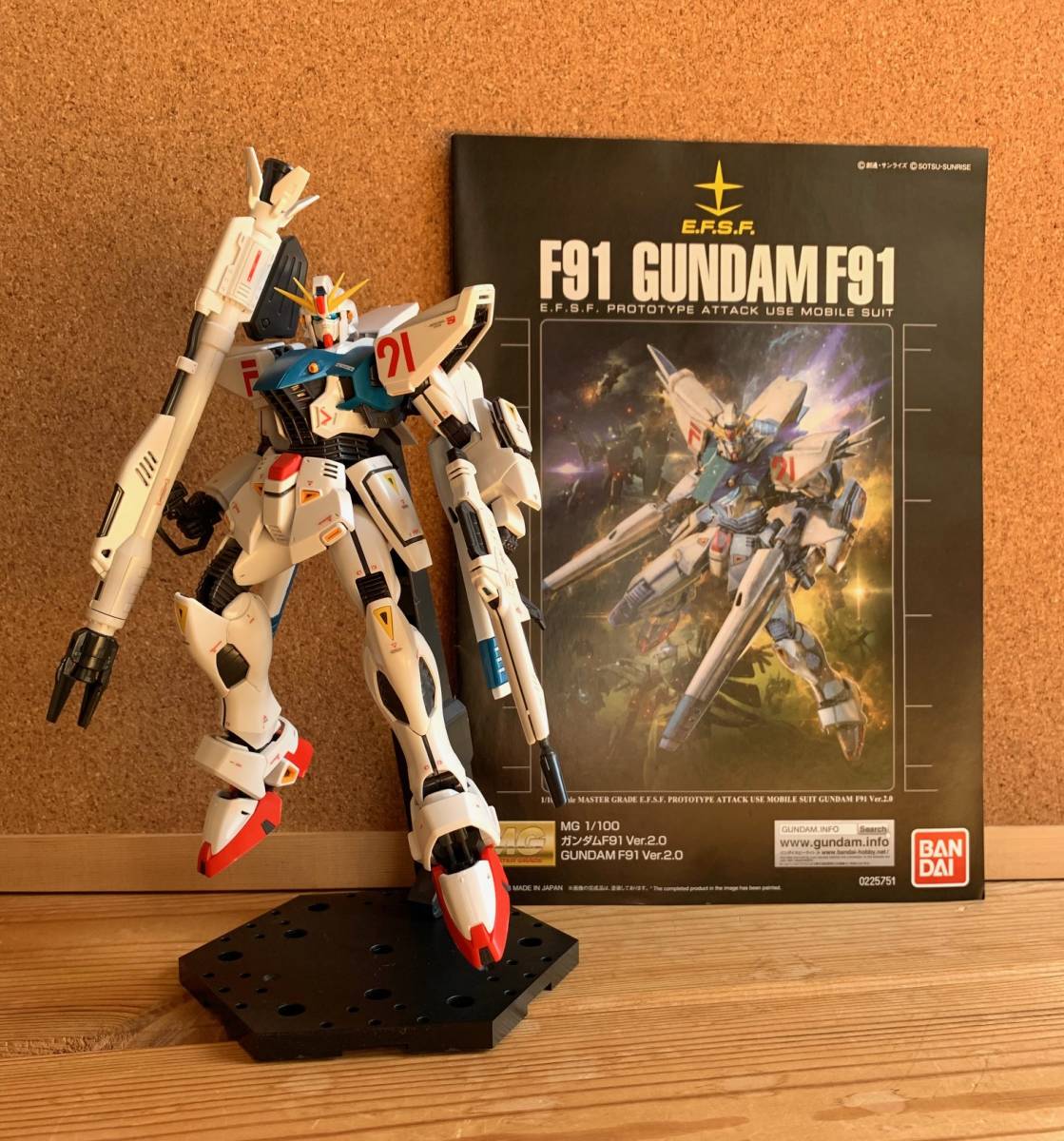 ★ガンプラ MG RG SD　素組品　まとめ売り9体+おまけ★_MG　F91 ver2.0