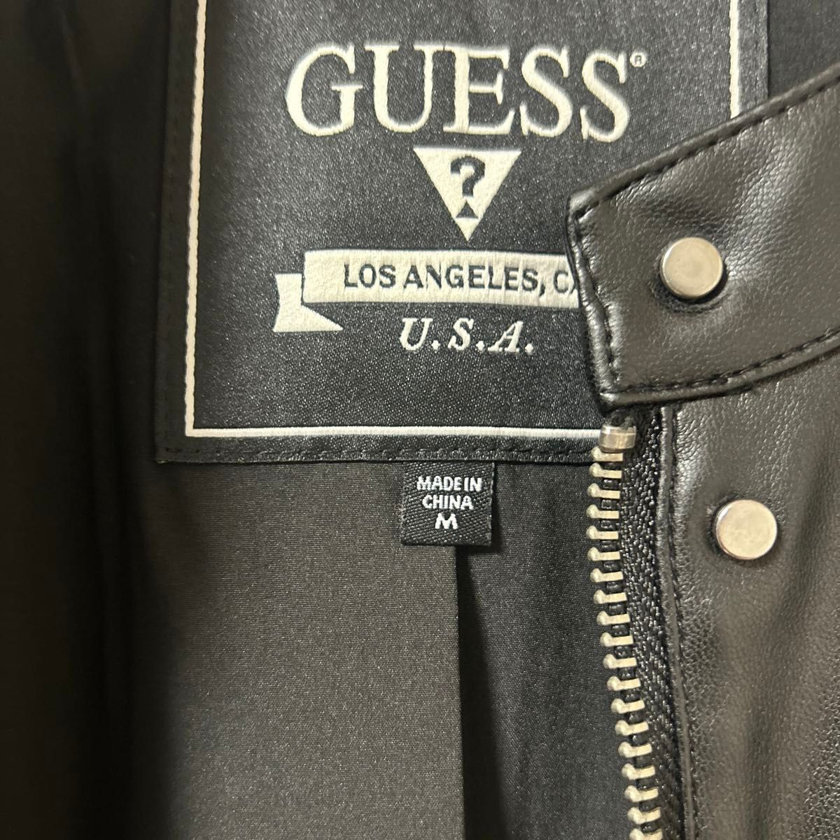 【M】GUESS ゲス ライダースジャケット レディース