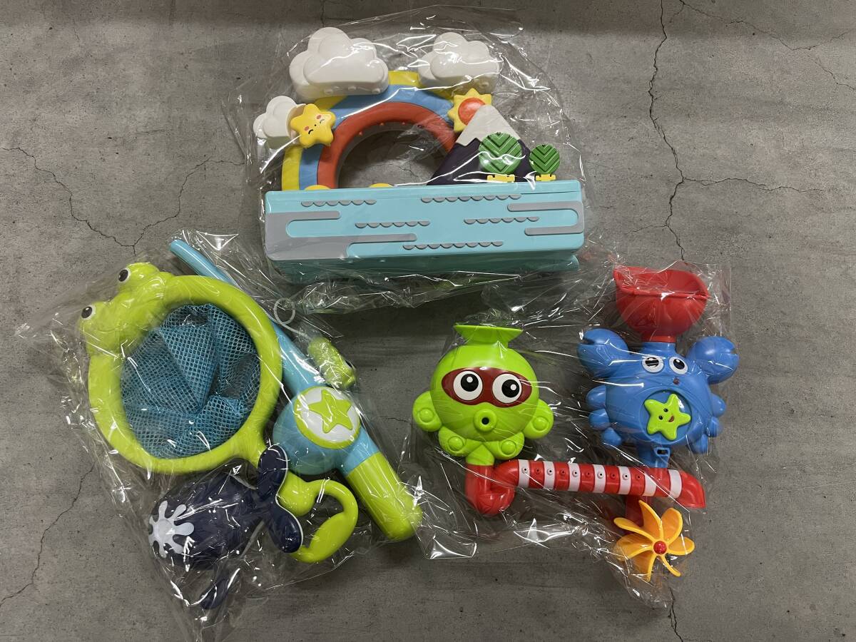 【B品セット】 お風呂 おもちゃ お風呂おもちゃ おふろ 玩具 1歳 2歳 3歳 魚 釣り 男の子 女の子 セット_画像1