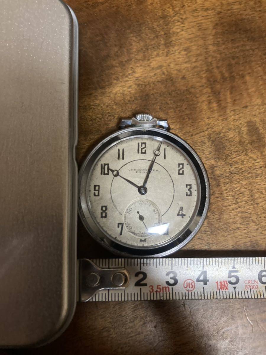 38-懐中時計 chronometer princeアンティーク_画像6