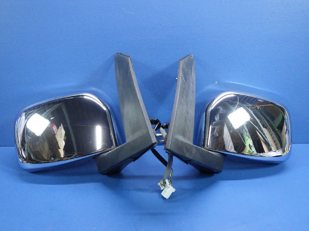 ek Wagon door mirror left right set automatic 5P plating side mirror H24 year H82W