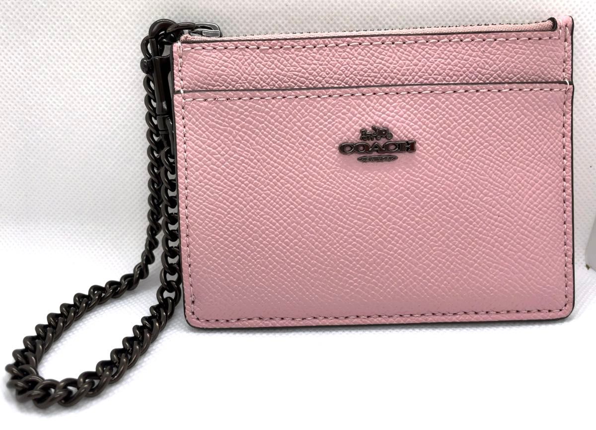 未使用 COACH コーチ パスケース ピンク コインケース キー 未使用 COACH コーチ パスケース ピンク コインケース キー