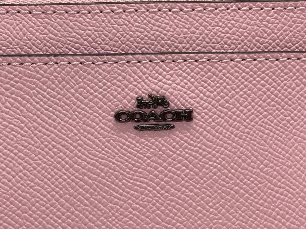 未使用 COACH コーチ パスケース ピンク コインケース キー 未使用 COACH コーチ パスケース ピンク コインケース キー