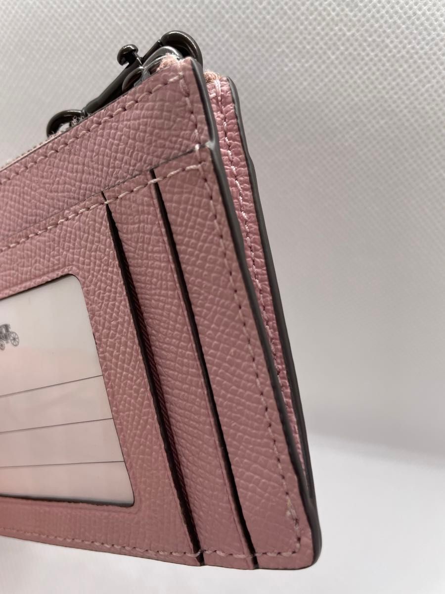 未使用 COACH コーチ パスケース ピンク コインケース キー 未使用 COACH コーチ パスケース ピンク コインケース キー