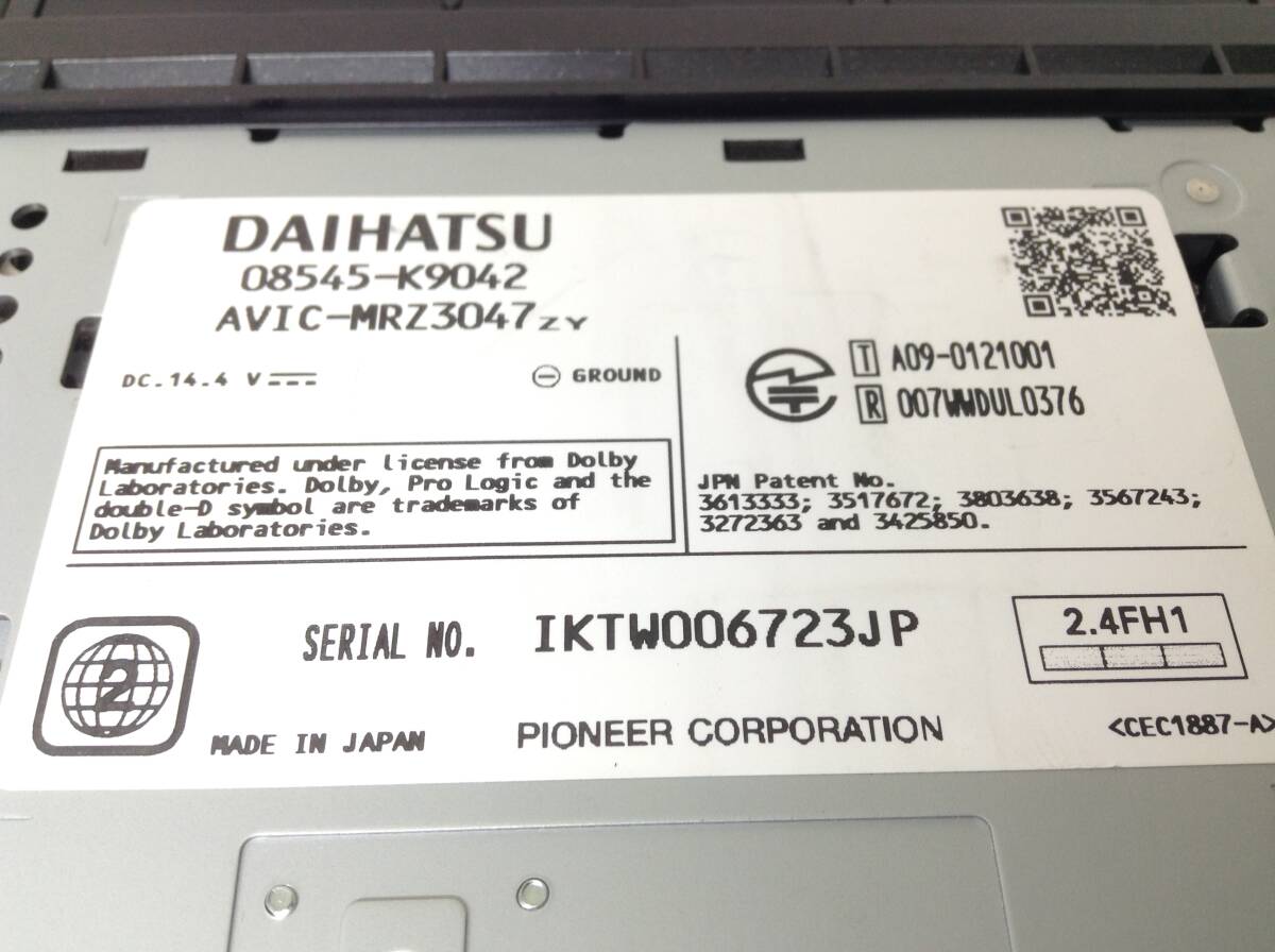  Daihatsu оригинальный NMDP-W59 1 SEG встроенный неисправность товар 