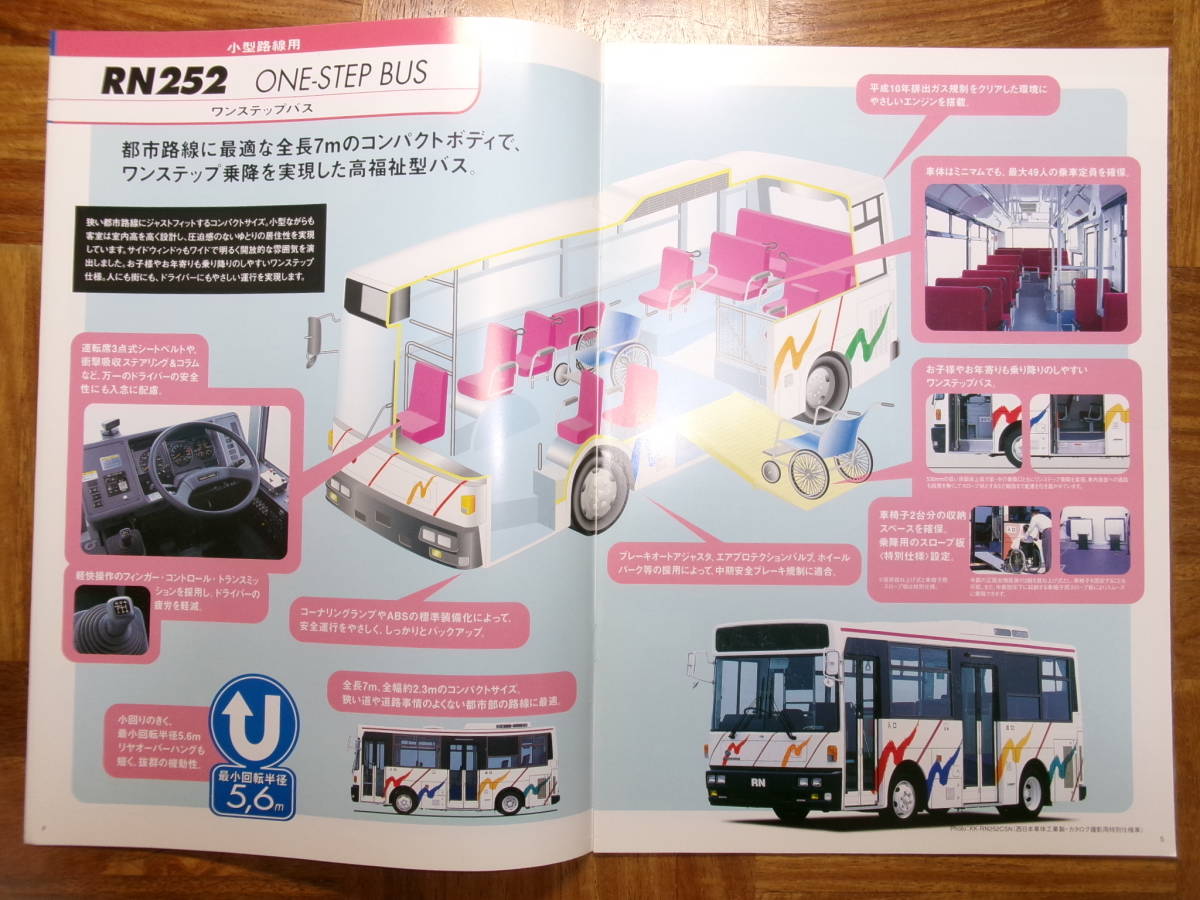＊‘９９年　日産ディーゼル・路線用バスシリーズのカタログ＊_画像3