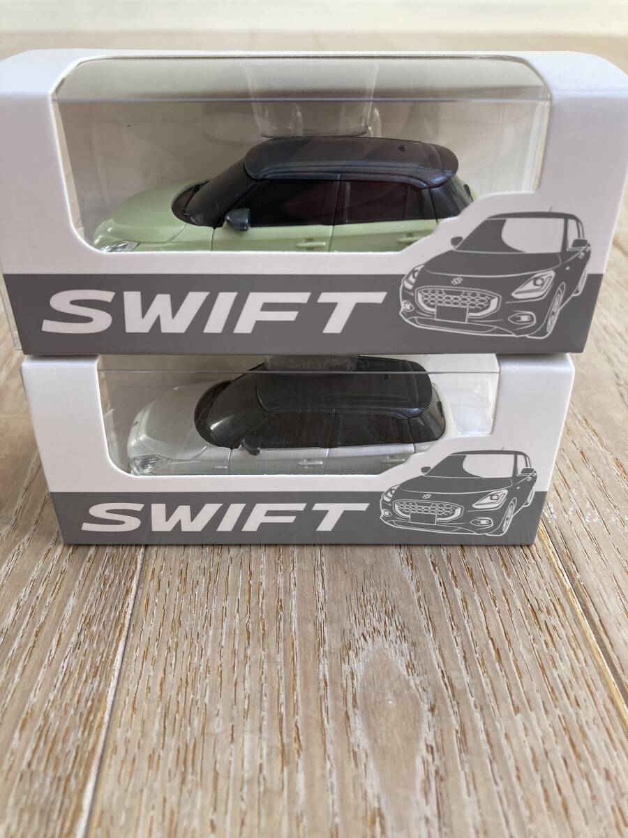 SUZUKI スズキ 新型スイフト　SWIFT プルバックカー 非売品 ミニカーセット　_画像1