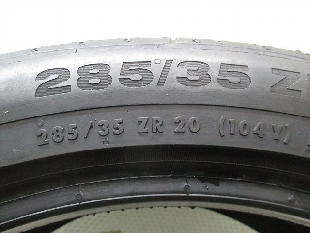 送料無料!! 285-35R20 9-8.5分山 コンチネンタル 2022年製 中古タイヤ1本(GM-7433）_画像5