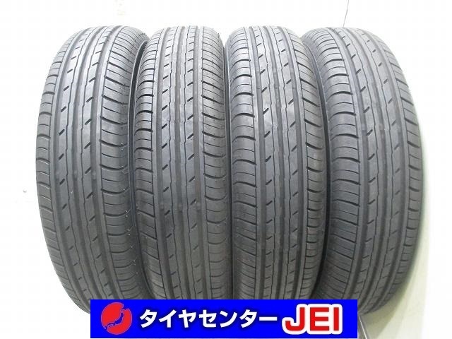 155-80R13 9.5-9分山 ヨコハマ ブルーアースES32 2021年製 中古タイヤ【4本】送料無料(M13-6150）_画像1