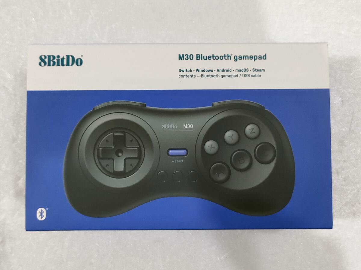 訳アリ品 8BitDo M30 Bluetooth コントローラー ゲームパッド ブラック 正規品 美品 ※USBケーブル欠品_画像4