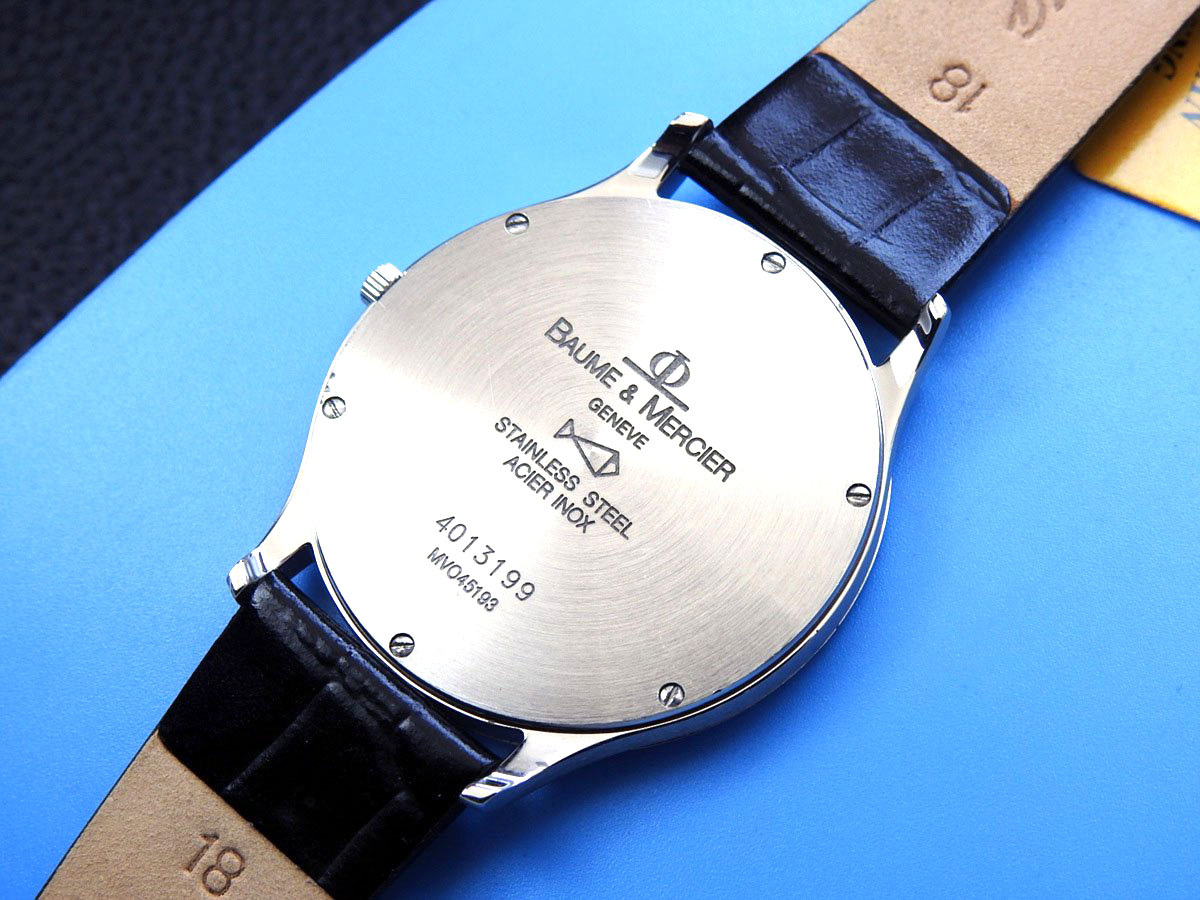 BAUME & MERCIER ボーム&メルシエ CLASSIMA Steel メンズ クォーツ ( 美品 ,電池新品) / 35mmの画像6