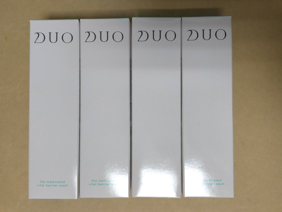 DUO デュオ ザ 薬用バイタルバリアウォッシュ 75g×4本　洗顔料　敏感肌　※3月末までのお値段です。　クレンジングバーム