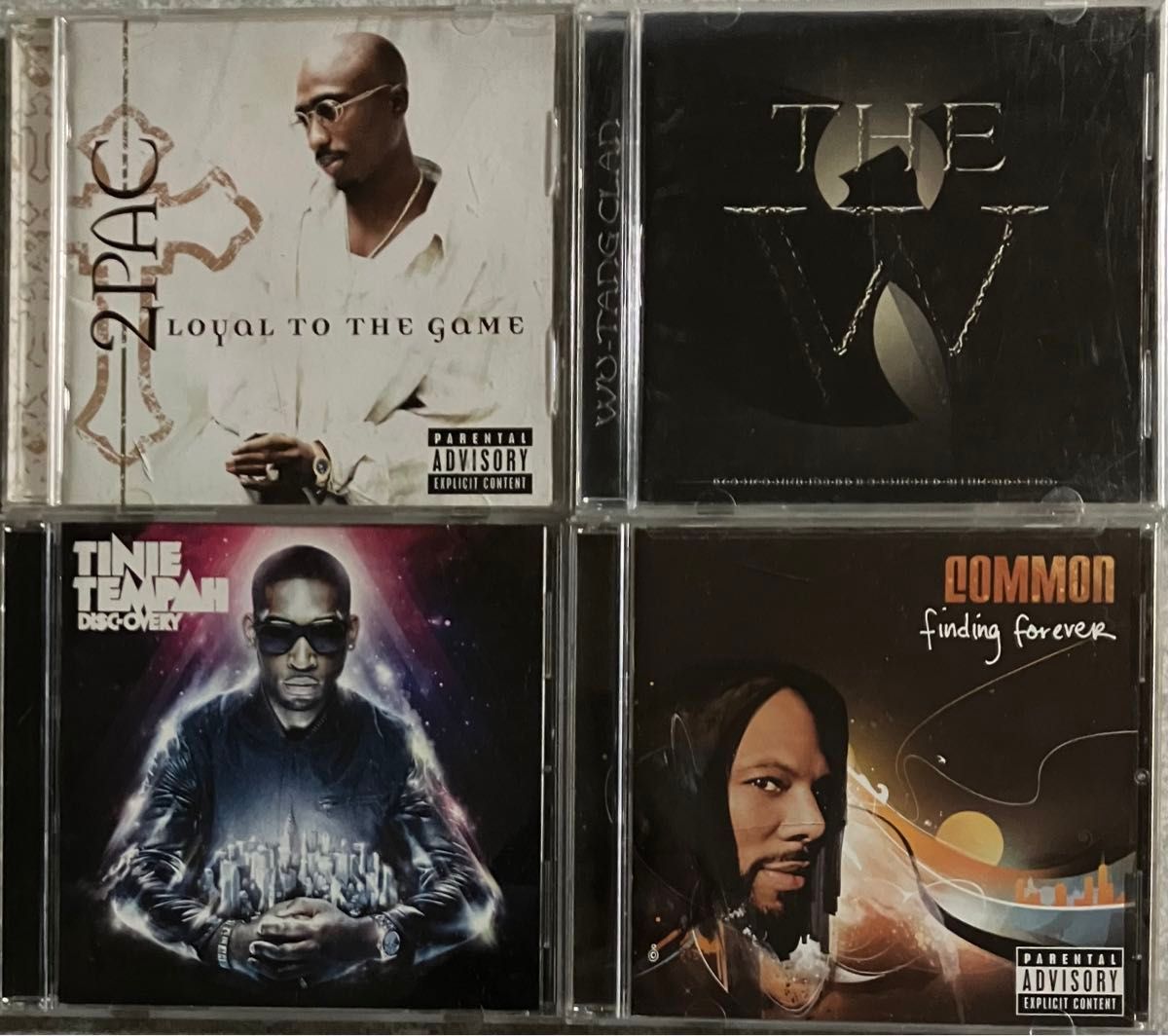 Hip Hop4枚セット 2PAC, wu-tang clan, Tinie Tempah, common