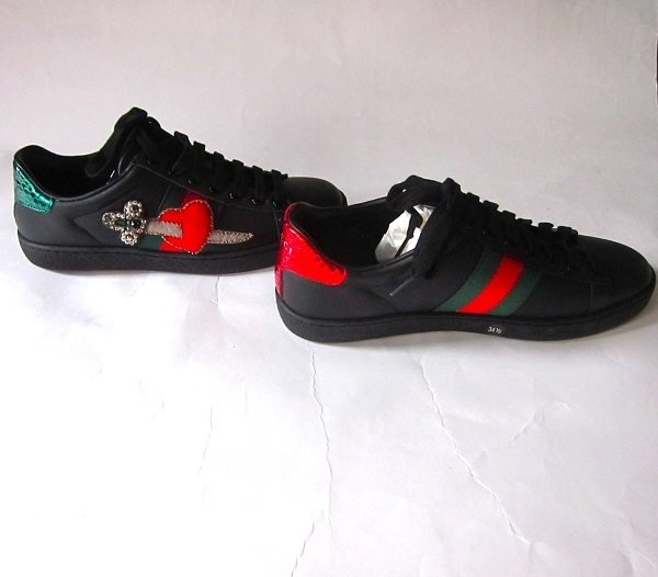 GUCCI/スニーカー/黒/34ハーフ/人気/フィレンツェ購入/新品