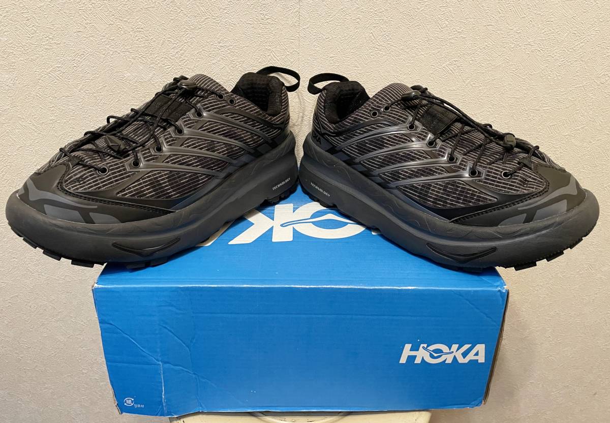 新品HOKA-U MAFATE ORIGINSブラック黒グレーUS10:JPN28cmデッドストック元箱付きMADE IN VIETNAMベトナム製_画像8