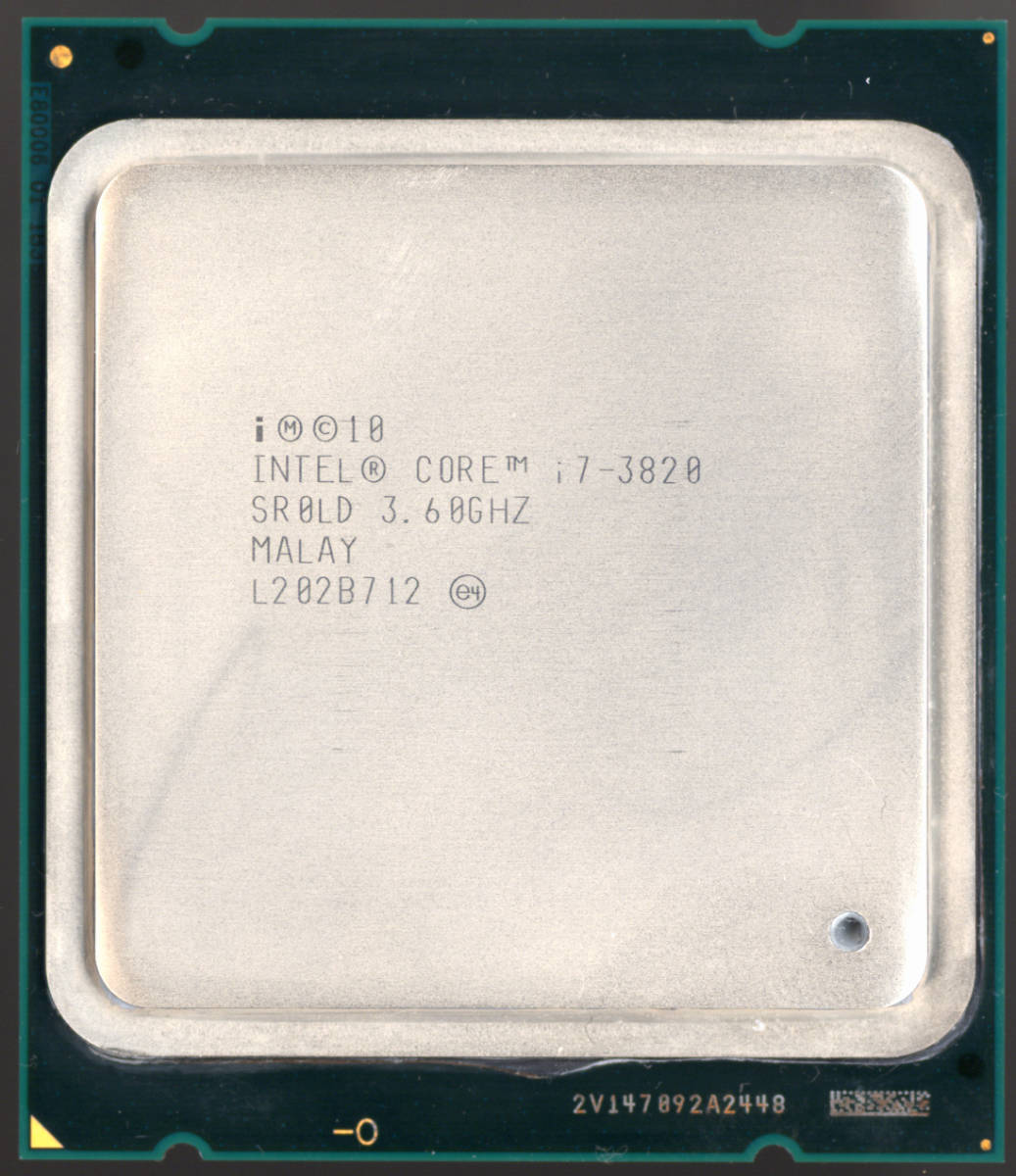 Intel core i7-3820 【中古】_画像1