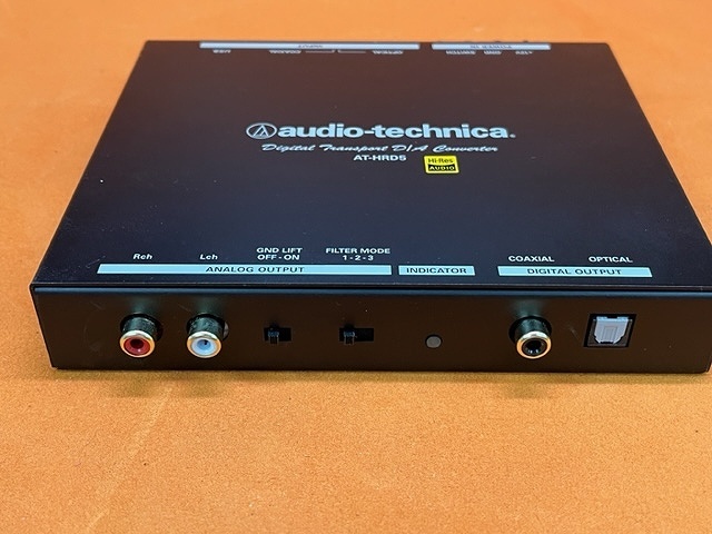 audiotechnica オーディオテクニカ　　DAC内蔵デジタルトランスポーター　　AT-HRD5　　中古品です_画像3