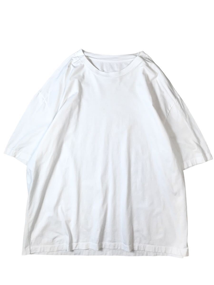 (D) MAISON MARGIELA マルジェラ 20SS オーバーサイズ 半袖 Tシャツ S ホワイト