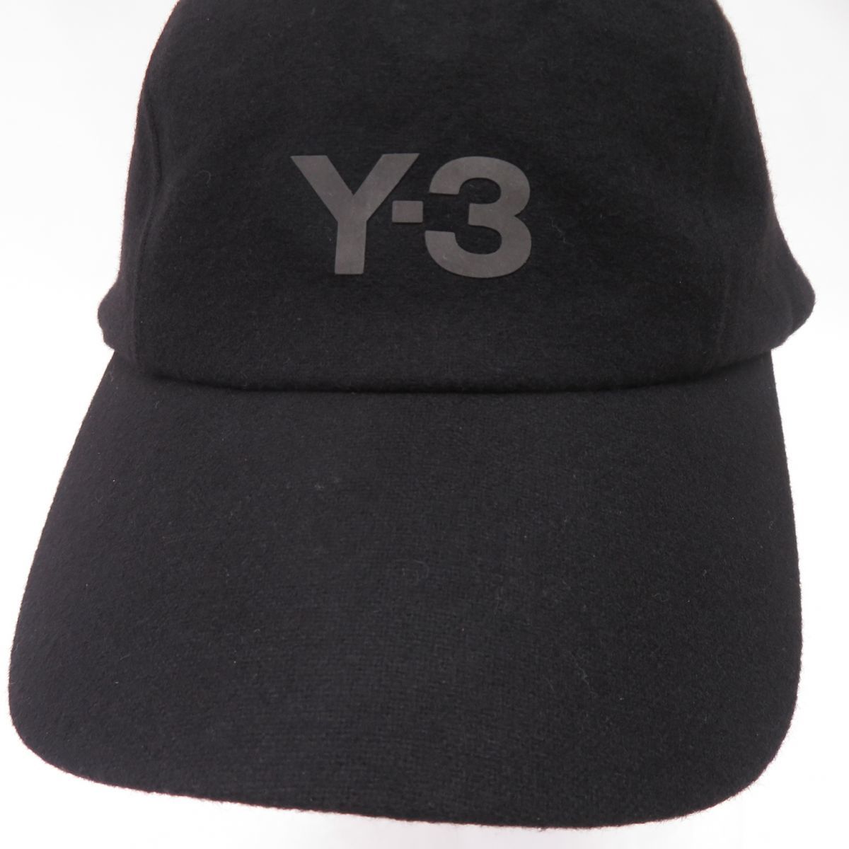 145s Y-3 ワイスリー CH1 WOOL CAP キャップ 帽子 GK3131 ワンサイズ ※中古_画像5