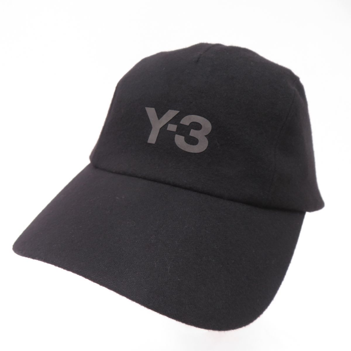 145s Y-3 ワイスリー CH1 WOOL CAP キャップ 帽子 GK3131 ワンサイズ ※中古_画像1