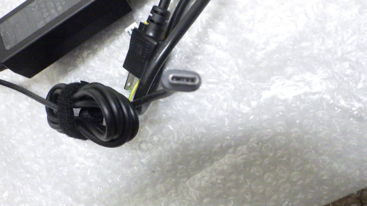  last hp Type-C AC adapter TPN-DA15 5V 3A/9V 3A/12V 3A/15V 3A 45W Mickey cable attaching used operation goods 