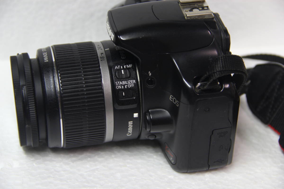 CANON カメラ まとめて２個セット EOS KISS X2/X5 レンズZOOM EF-S 18-55mm付属_画像7