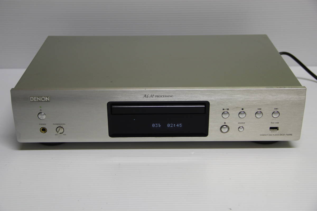 DENON コンパクトディスクプレーヤー CDデッキ DCD-755RE AL32 Processing Compact Disc Player 送料無料_画像1
