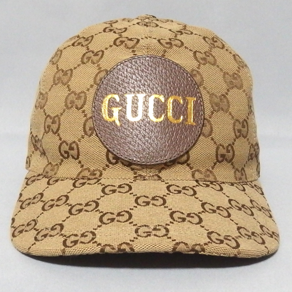  превосходный товар *GUCCI GG парусина Logo Baseball колпак 576253 бежевый шляпа Gucci *
