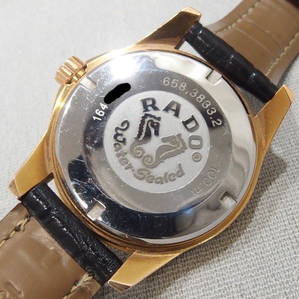 ★RADO Golden Horse R84833115 復刻モデル 25石 ゴールド 自動巻き メンズ 腕時計 658.3833.2 ゴールデンホース ラドー★_画像6