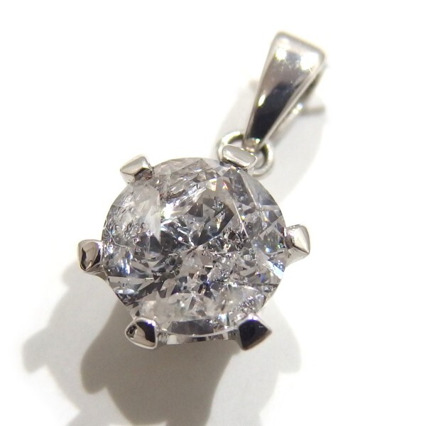 美品★プラチナ Pt900 大粒 一粒 ダイヤモンド 1.00ct ペンダントトップ ペンダントヘッド★_画像4