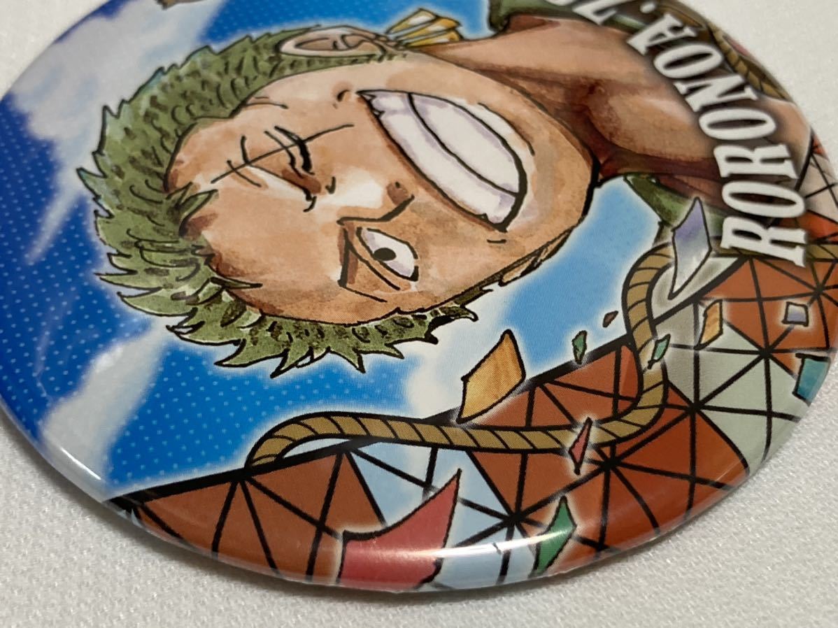 難あり　ONE PIECE ワンピース　 東京ワンピースタワー 麦わらストア 限定 尾田栄一郎 描き下ろし コレクション缶バッジ ゾロ 缶バッジ　_画像4