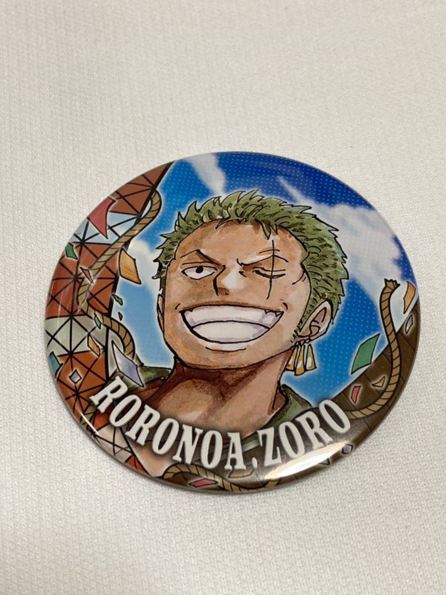 難あり　ONE PIECE ワンピース　 東京ワンピースタワー 麦わらストア 限定 尾田栄一郎 描き下ろし コレクション缶バッジ ゾロ 缶バッジ　_画像1