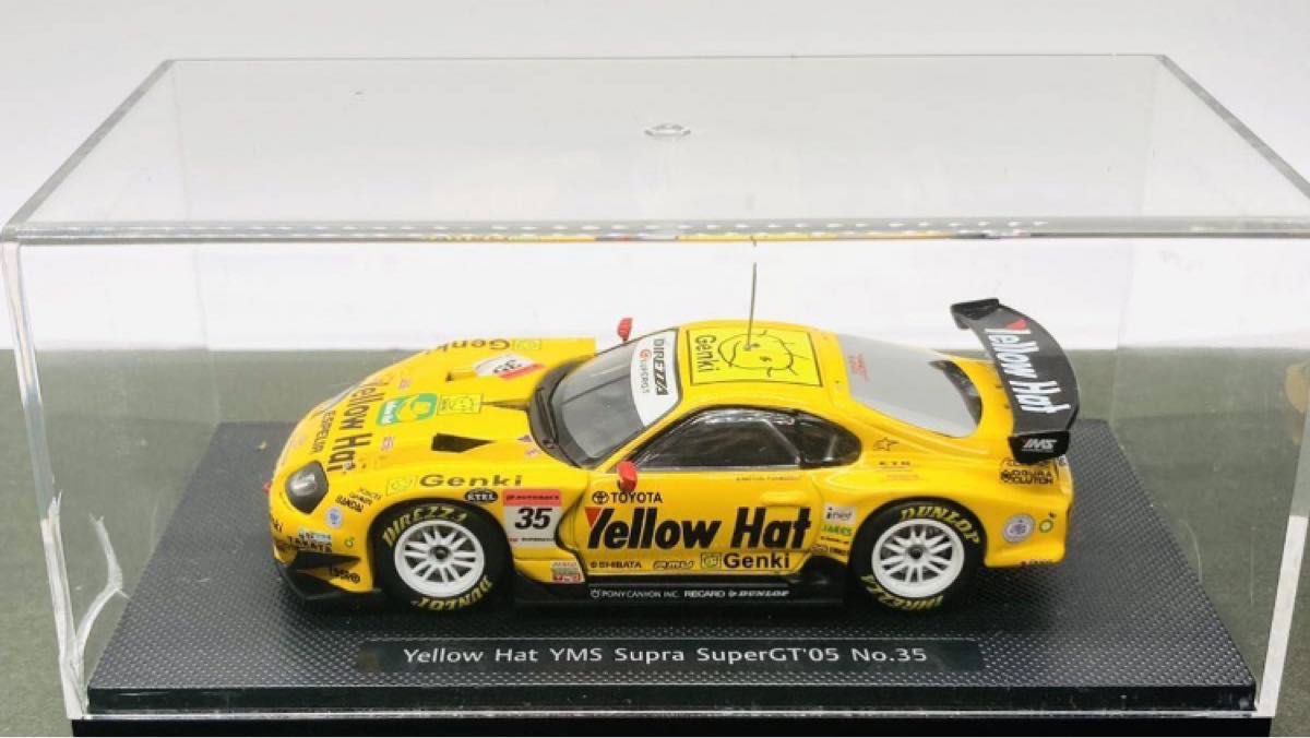 1/43 EBBRO エブロ イエローハット YMS スープラ SUPER GT 2005 ミニカー