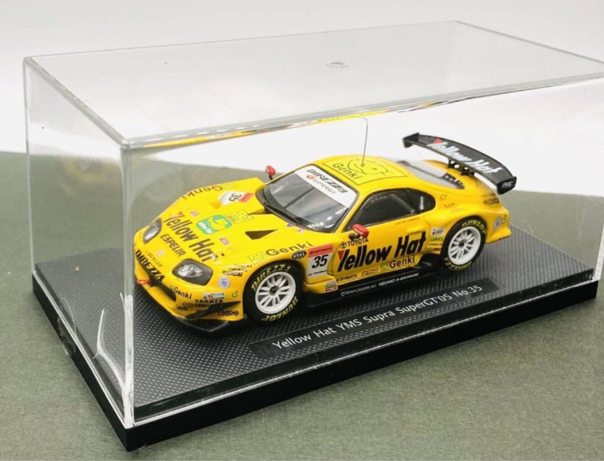 1/43 EBBRO エブロ イエローハット YMS スープラ SUPER GT 2005 ミニカー